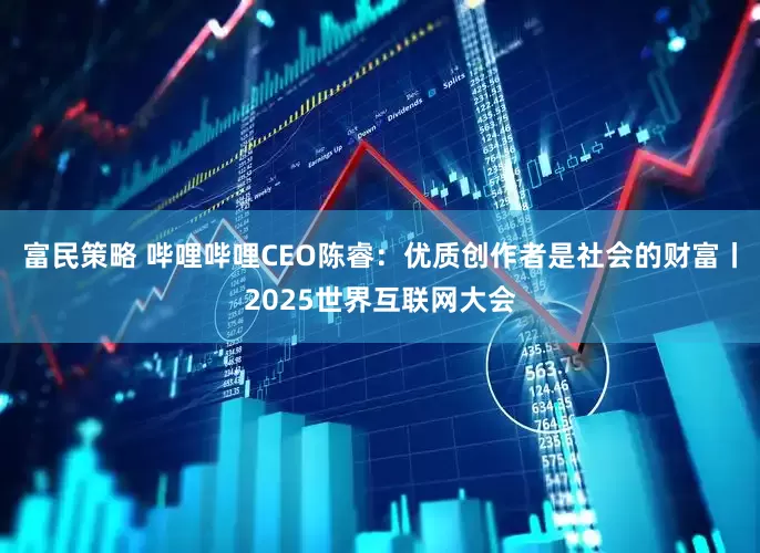 富民策略 哔哩哔哩CEO陈睿：优质创作者是社会的财富丨2025世界互联网大会